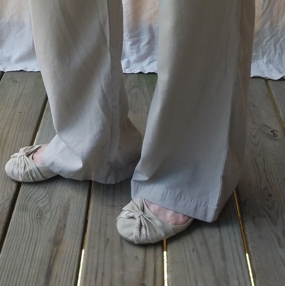 Tan linen pants - Picture 3 of 3